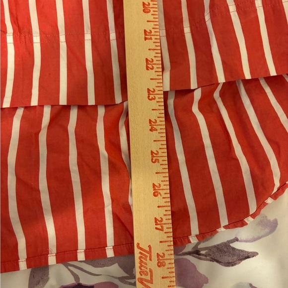 J. Crew Kids Striped Red and White Blouse - Picture 5 of 8
